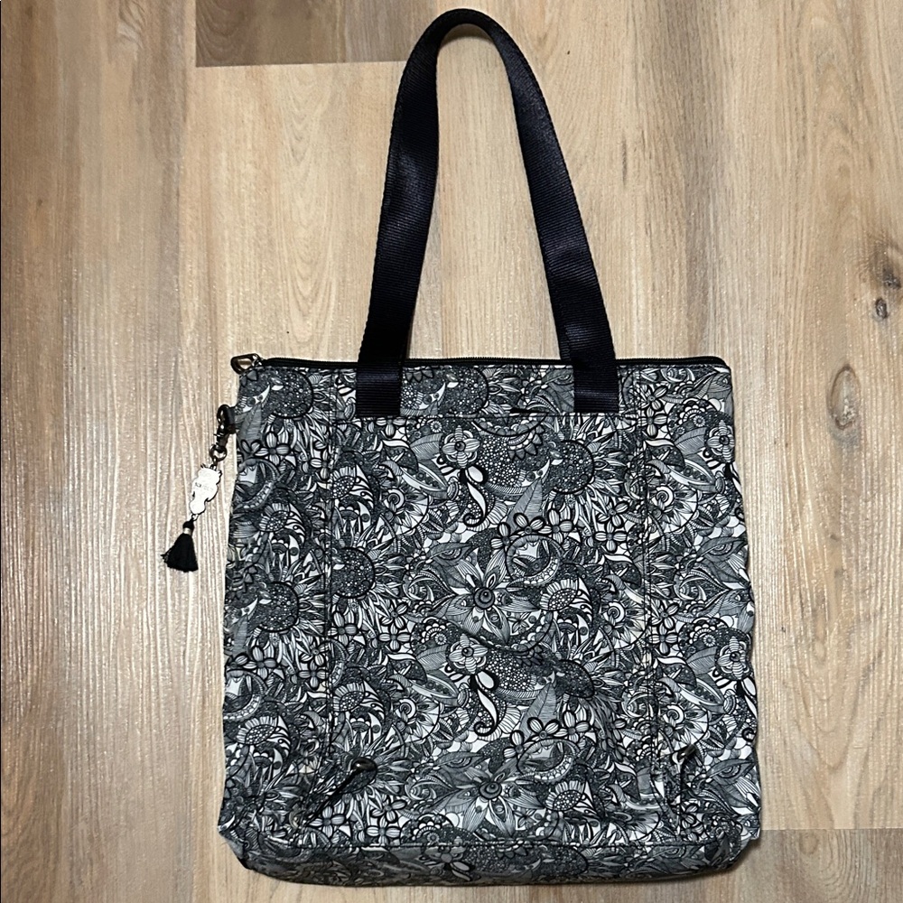 Sakroots Floral Tote with Matching Wristlet - Picture 3 of 7